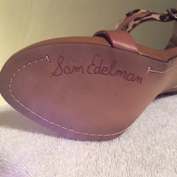 Sam Edelman Leopard Print Sandal - Picture 4 of 4